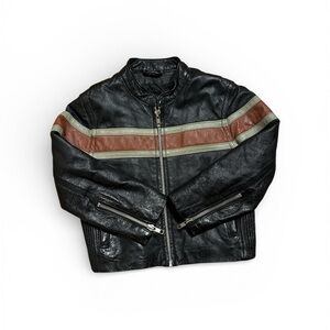 Wilsons Leather Kids Black Quilted Jacket | Sz 6